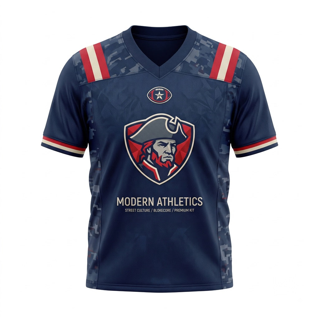 Unisex Game Day Athletic Football Fan Jersey - Stitched Breathable Mesh, Cream