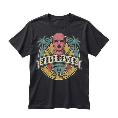 Spring Breakers Neon Y2K Minimal Art Cinema Graphic Unisex TShirt