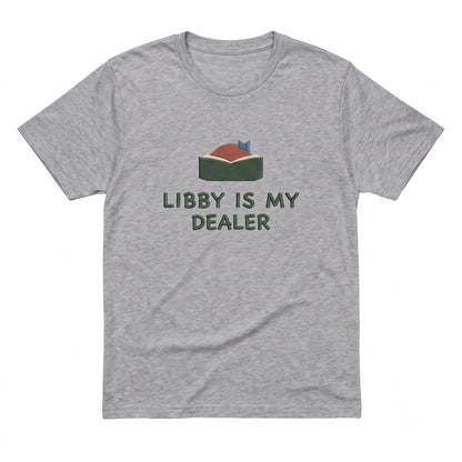 Embroidered Bookish Library App Dealer Cozy 1717 Ebook Reader Gift Unisex TShirt
