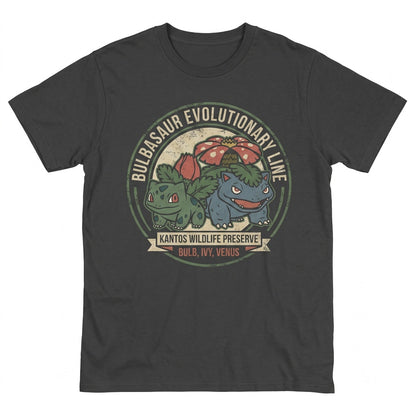 Vintage Y2K Bulbasaur Ivysaur Venusaur Evolution Cute Anime Graphic Sleeveless Tank Unisex TShirt