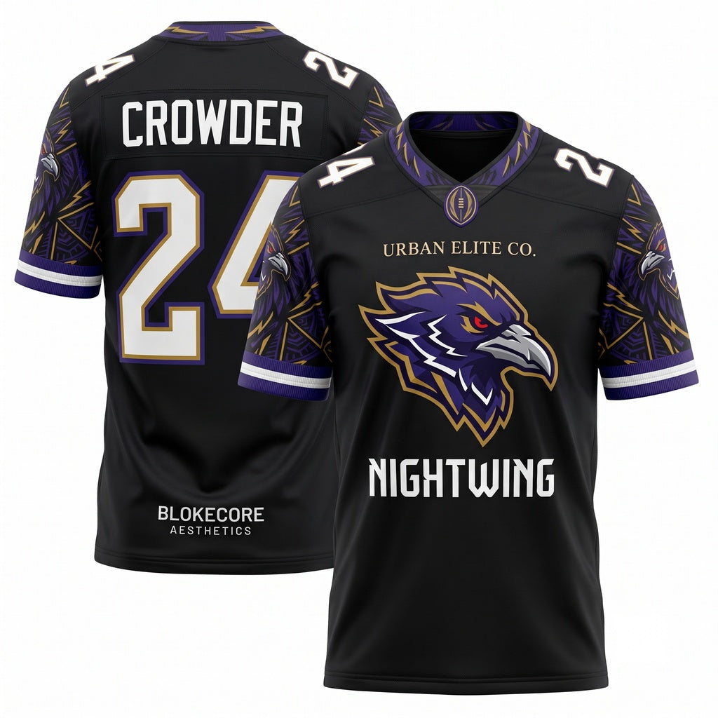 Unisex Stitched Football Fan Jersey - Breathable Mesh Lightweight Game Day Athletic Shirt