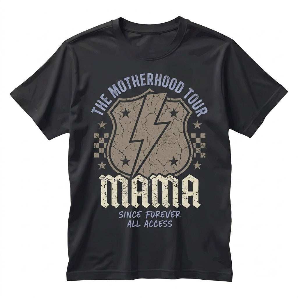 Mama Rock Band Graphic Tour Mom Life Music Concert Unisex TShirt