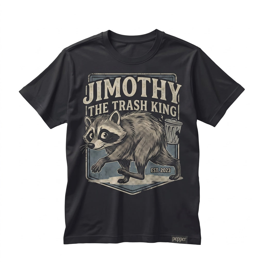 Jimothy Raccoon Cute Cartoon Animal Graphic Colorful Wildlife Lover Gift Unisex TShirt