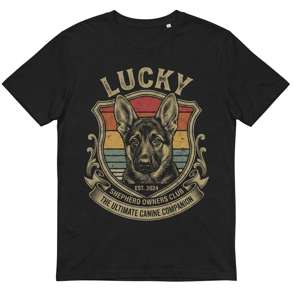 Custom Dog Cat Pet Portrait Retro Sunset Graphic Personalized Vintage Animal Photo Memorial Gift Unisex TShirt
