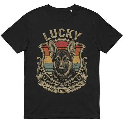 Custom Dog Cat Pet Portrait Retro Sunset Graphic Personalized Vintage Animal Photo Memorial Gift Unisex TShirt