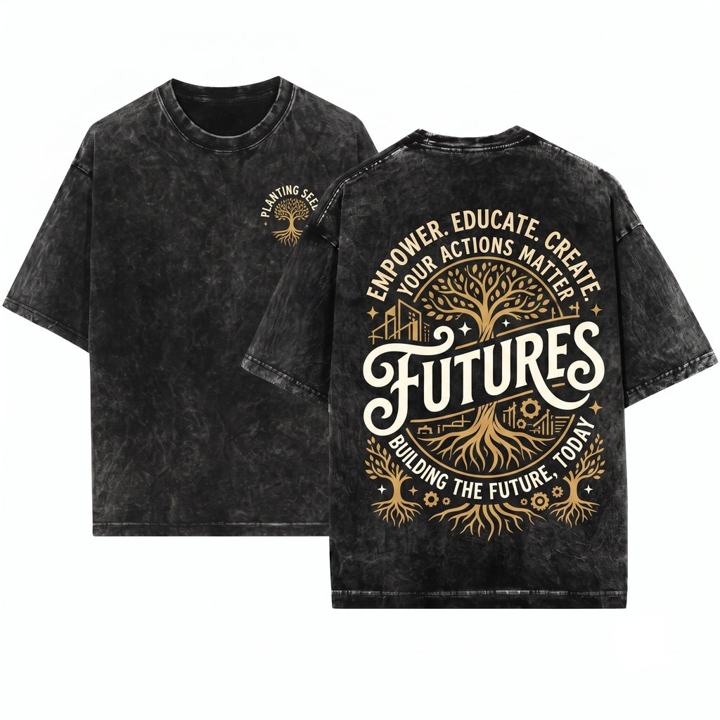 Great Day to Build Futures Funny Motivational Teacher Unisex Wash T-Shirt