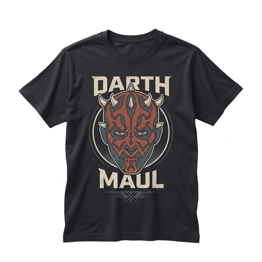 Vintage Darth Maul Shadow Lord Graphic Top, Phantom Menace Retro Sci-Fi Sweatshirt, Galaxy Villain Father Gift Unisex TShirt