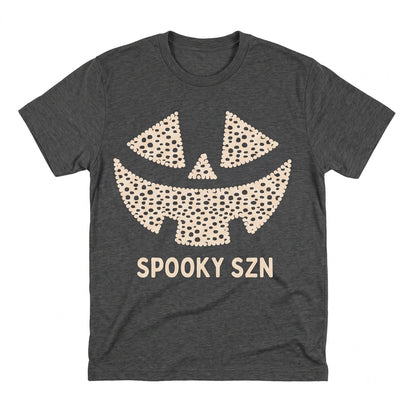 Cute Dalmatian Polka Dot Pumpkin Jack-O-Lantern Halloween Spooky Witch Trick or Treat Costume Unisex TShirt