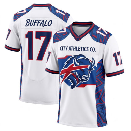 Unisex Football Fan Jersey - Lightweight Breathable Mesh Stitched Game Day Athletic Top