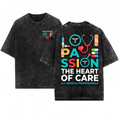 Nurse Appreciation Clinical RN LPN Medical Emergency Worker Funny Life School Unisex Wash T-Shirt