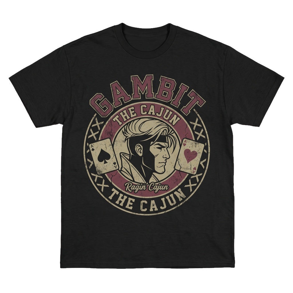 Oversized Gambit Playing Cards Mutant Graphic Comic Book 90s Vintage Apparel Unisex TShirt