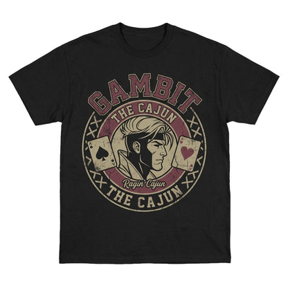 Oversized Gambit Playing Cards Mutant Graphic Comic Book 90s Vintage Apparel Unisex TShirt