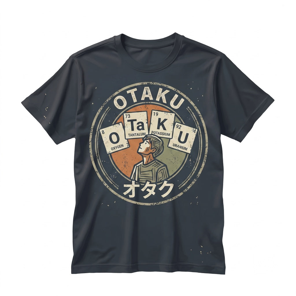 Otaku Periodic Table Science Anime Gift Costume Nerd Primary Elements Organic Chemistry Kawaii Video Game Japanese Manga Unisex