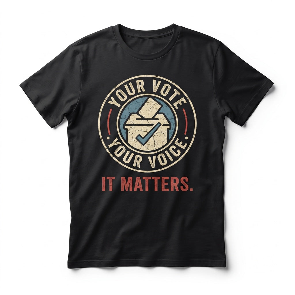 Vote Matters Apparel Election 2026 Voter Engagement Political Garment Unisex TShirt