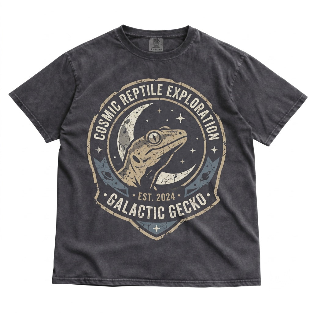 Three Leachianus Moon Lizard Graphic Top, New Caledonian Giant Gecko Lover Gift, Reptile Owner Apparel Unisex TShirt