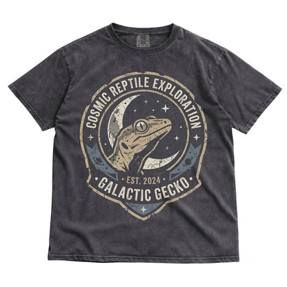 Three Leachianus Moon Lizard Graphic Top, New Caledonian Giant Gecko Lover Gift, Reptile Owner Apparel Unisex TShirt