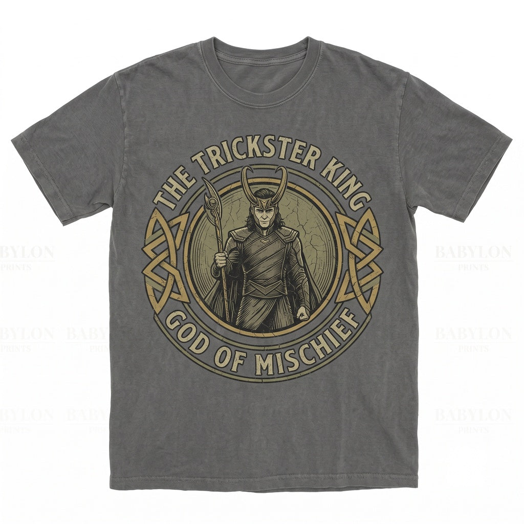 Vintage Loki God of Mischief Retro Tom Hiddleston Graphic TV Series Fan Apparel Unisex TShirt