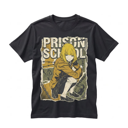 Prison School Hana Midorikawa Anime Japanese Graphic Manga Girl Apparel Unisex TShirt