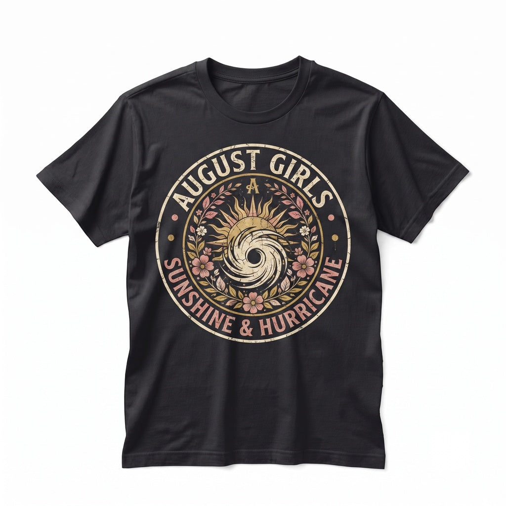 August Birthday Girl Graphic Tee Gift Apparel Unisex TShirt