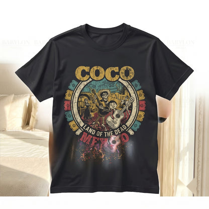 Vintage Miguel Music Movie Themed Poster Apparel Ernesto Hector Dante Graphic Tee Unisex TShirt