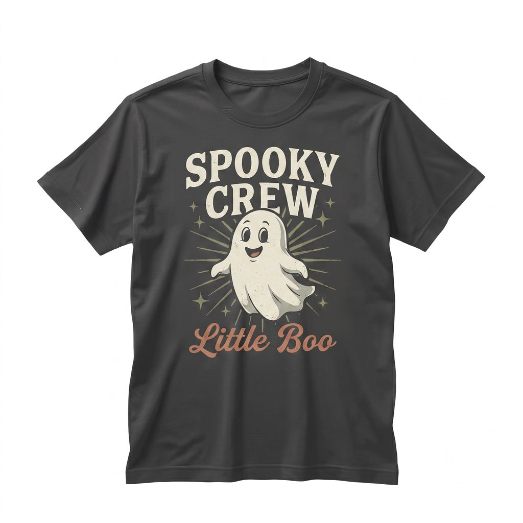 Ghost Pocket Print Halloween Spooky Season Fall Graphic Crewneck Apparel Unisex TShirt