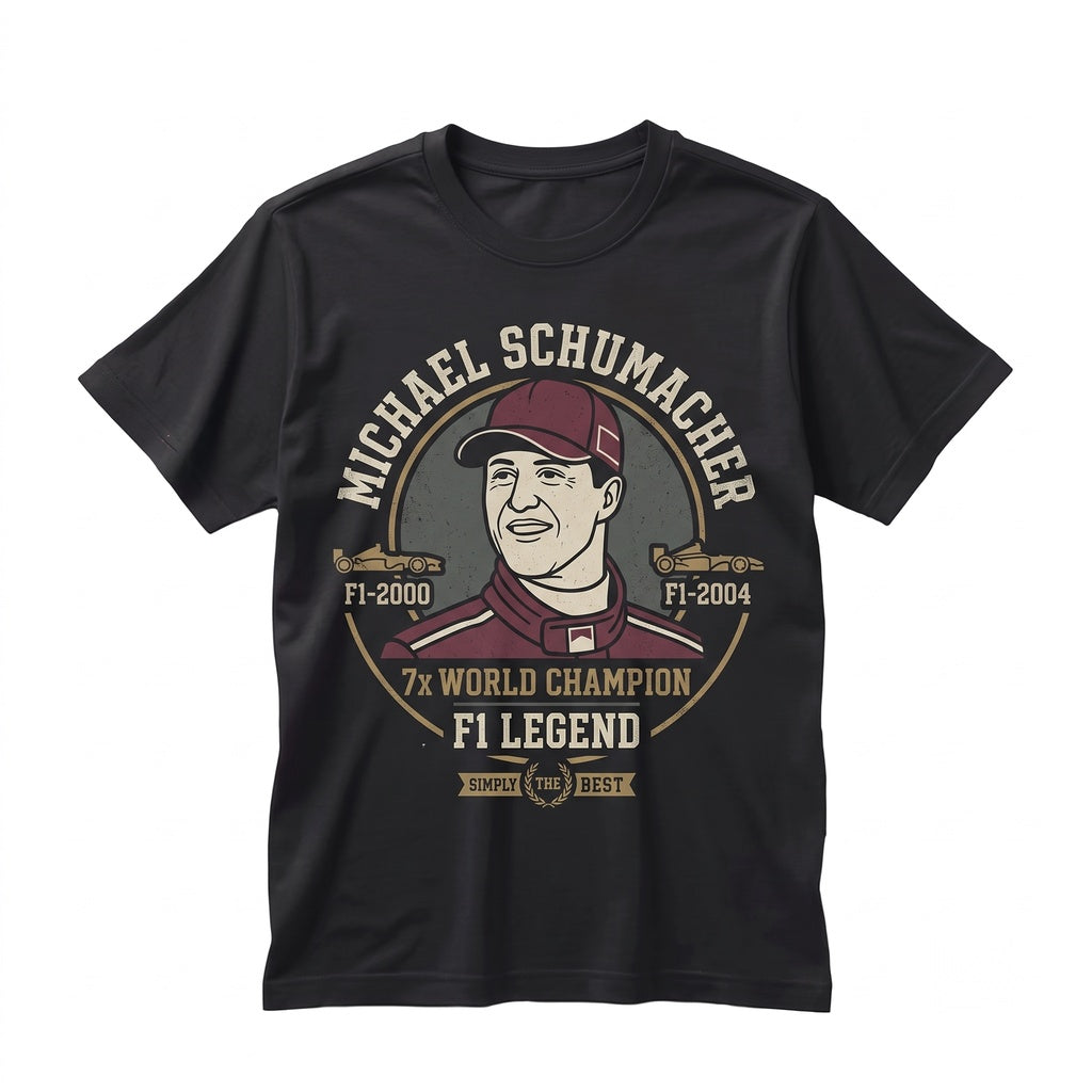 Michael Schumacher Grand Prix Racing Graphic Vintage Red Motorsport Unisex TShirt