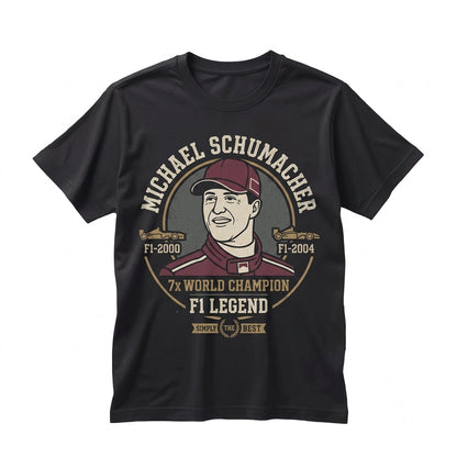Michael Schumacher Grand Prix Racing Graphic Vintage Red Motorsport Unisex TShirt