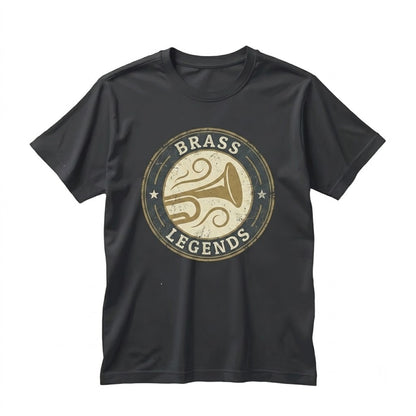 Jazz Trumpet Brass Graphic Concert Outfit Faux Gold Art Unisex TShirt