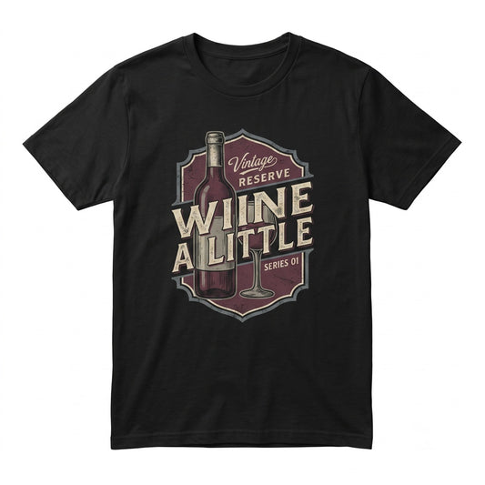 Wine A Little Laugh Graphic Funny Alcohol HumorWine A Little Funny Drinker Graphic Gift Unisex TShirt