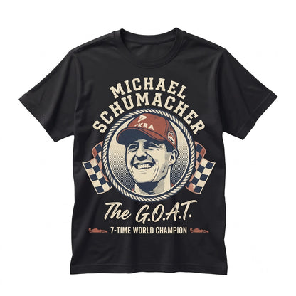 Michael Schumacher Grand Prix Racing Graphic Vintage Red Motorsport Unisex TShirt