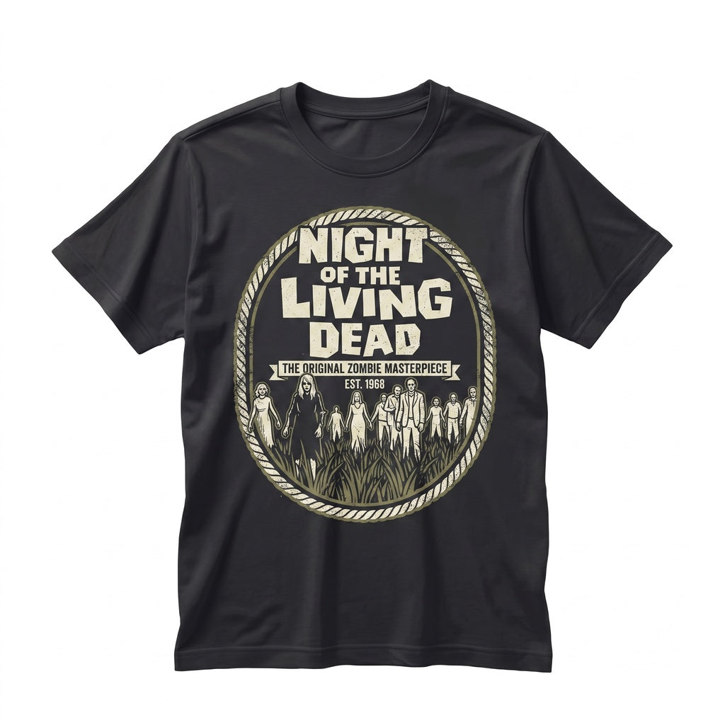 Night of the Living Dead Zombie Horror Film Graphic Unisex TShirt
