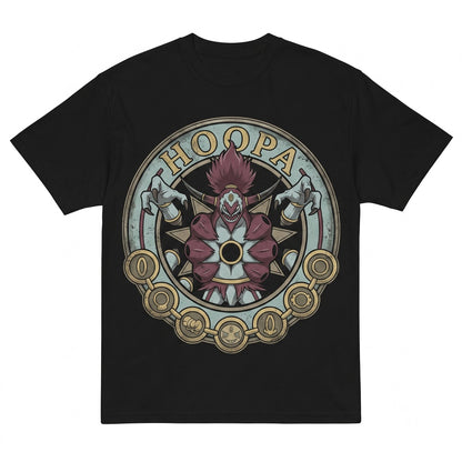 Vintage Oversized Anime Graphic Hoopa Garment Dyed Mineral Wash Mythical Djinn Unisex TShirt