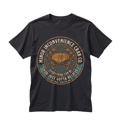Everything Can Be A Minor Inconvenience Graphic Funny Japanese Crab Apparel Unisex TShirt