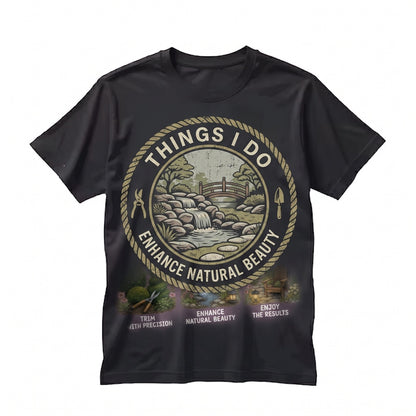 Gardener Landscape Design Graphic Lawn Care Landscaping Work Apparel Unisex TShirt