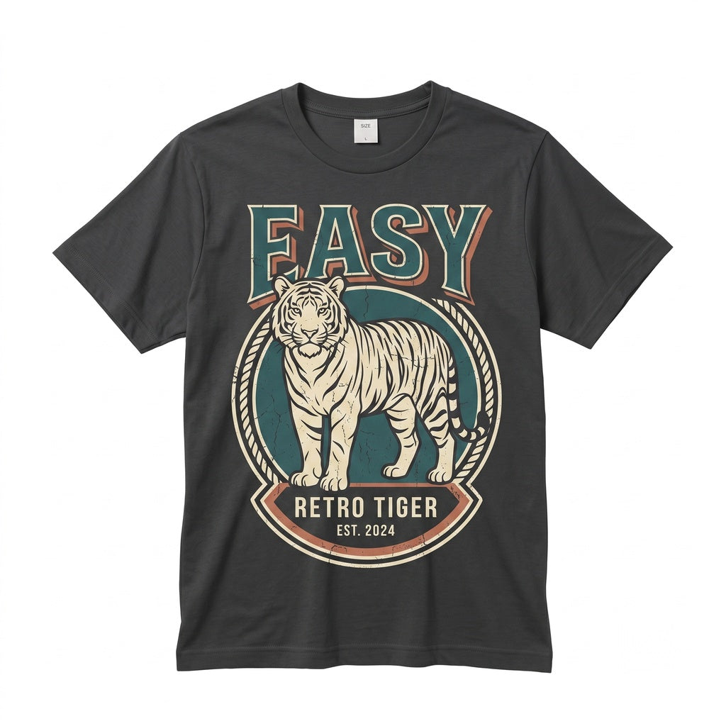 Easy Tiger Coquette Striped Graphic Preppy Funny Quote Cute Girly Casual Unisex TShirt
