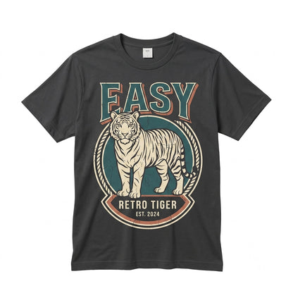 Easy Tiger Coquette Striped Graphic Preppy Funny Quote Cute Girly Casual Unisex TShirt