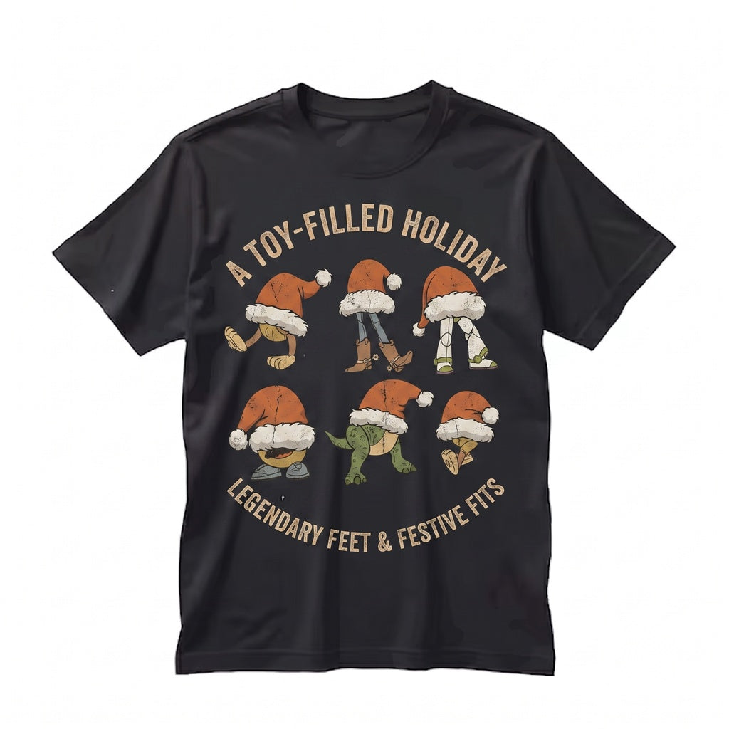 Sheriff Woody Santa Hat Christmas Squad Holiday Graphic Xmas Unisex TShirt