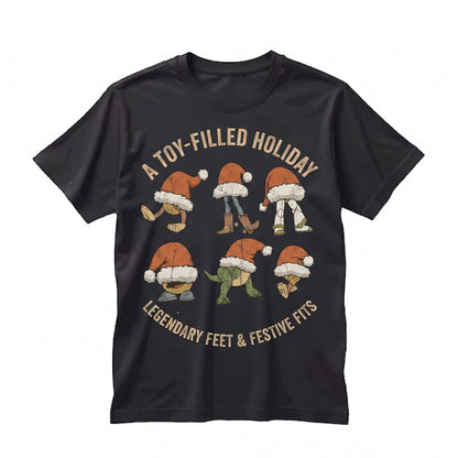 Sheriff Woody Santa Hat Christmas Squad Holiday Graphic Xmas Unisex TShirt