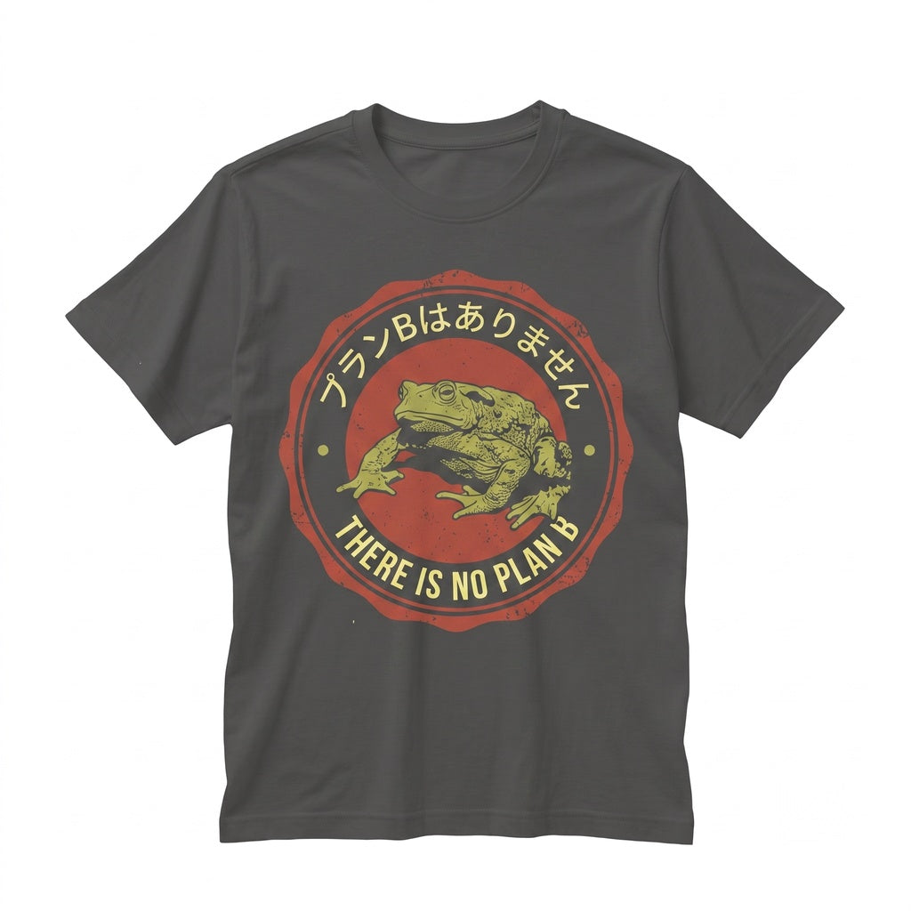 There Is No Plan B Frog Graphic Cotton Earth Day Eco Meme Novelty Unisex TShirt
