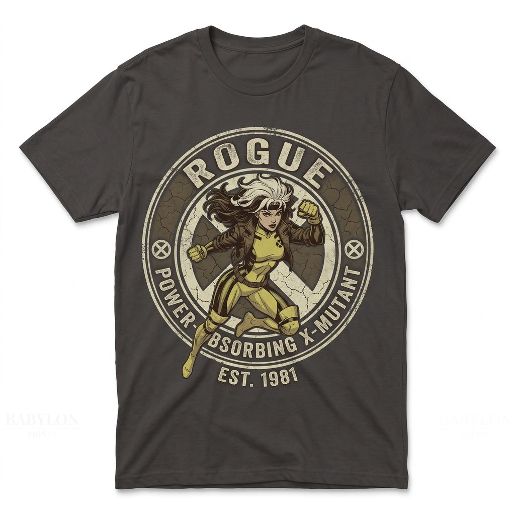 Vintage Rogue Comic Mutant Superhero Graphic Gambit 90s Apparel Unisex TShirt