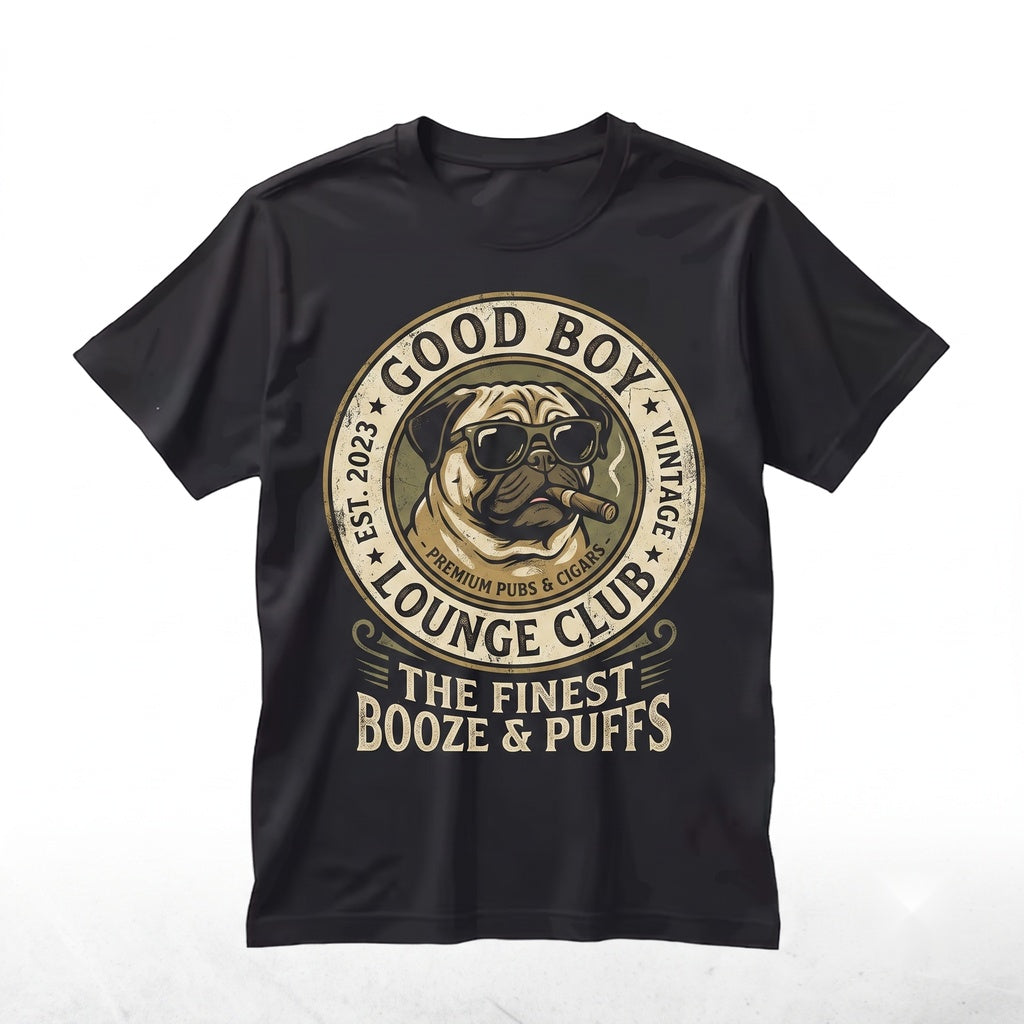 Pug Drinking Beer Sarcastic Dog Meme Lovers Gift for Mom Dad Humor Graphic Unisex TShirt