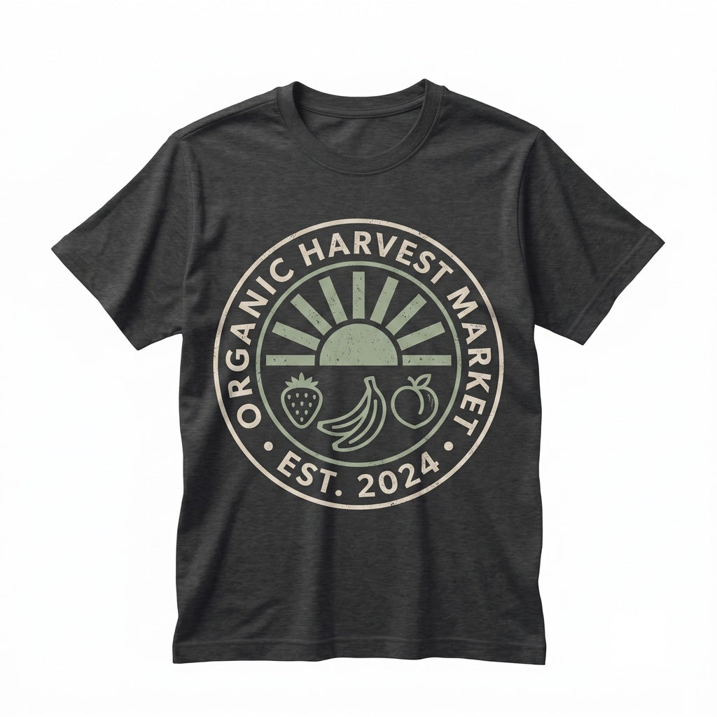 Cute Retro Tropical Fruit Labels Graphic Colorful Summer Vacation Sunshine Beach Unisex TShirt