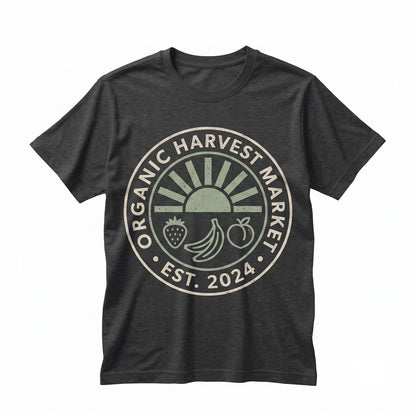Cute Retro Tropical Fruit Labels Graphic Colorful Summer Vacation Sunshine Beach Unisex TShirt