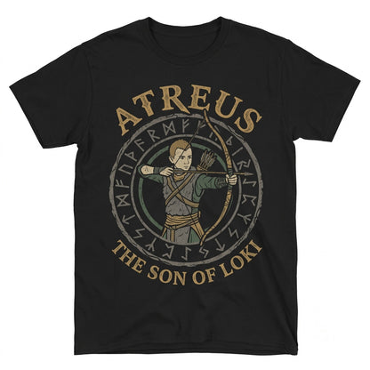 Kratos Atreus Father Son Norse Mythology Ragnarok Graphic Gaming Apparel Vintage Cotton Unisex TShirt