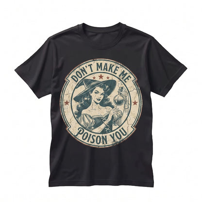 Witchy Graphic Retro Halloween Dark Humor Spooky Occult Apparel Unisex TShirt