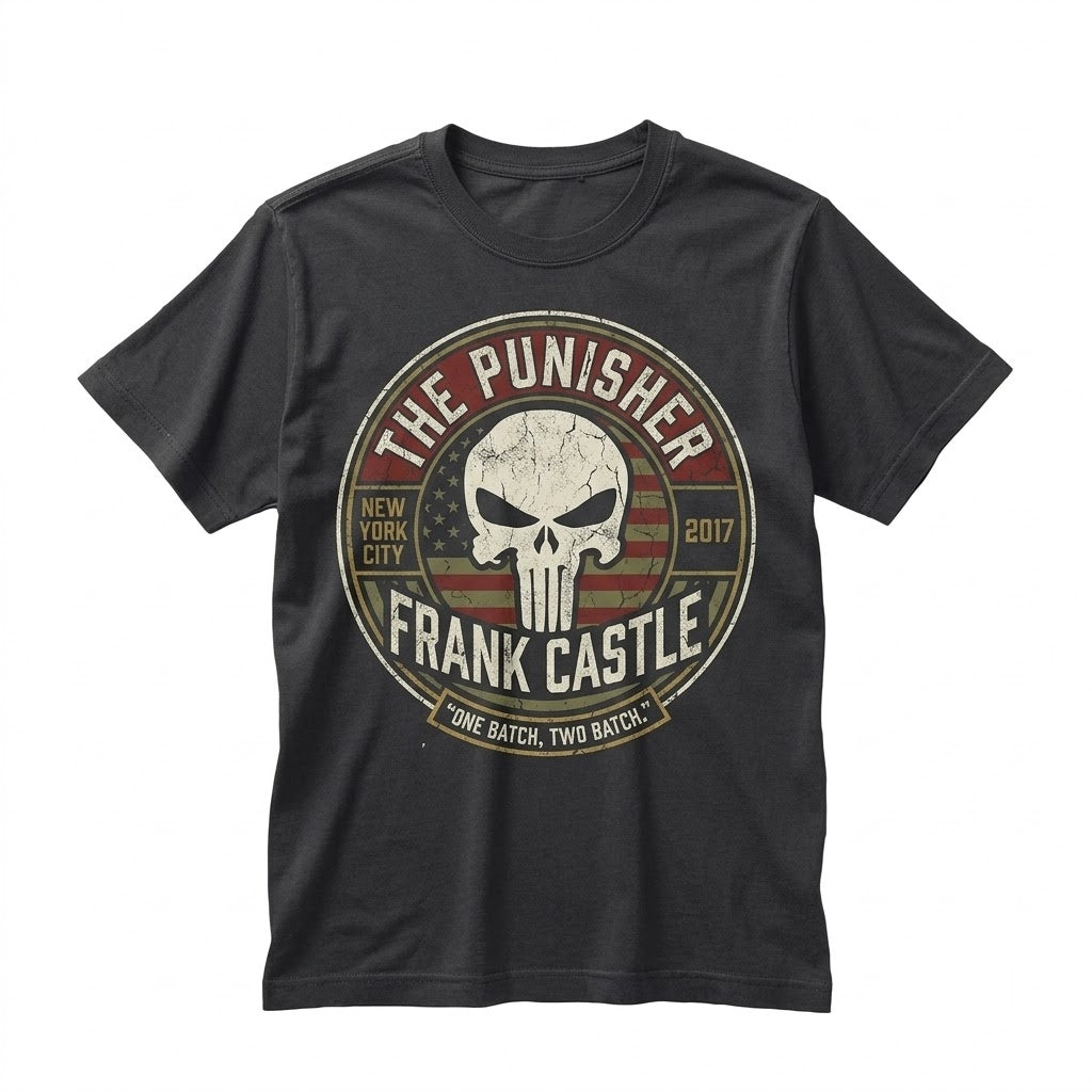 Vintage Skull Vigilante Jon Bernthal Graphic Frank Castle Dad Gift Daredevil Unisex TShirt
