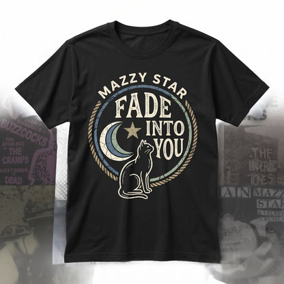 Fade Into You Among My Swan 1990s Dream Pop Indie Band Cute Vintage Graphic Retro Music Apparel Unisex TShirt