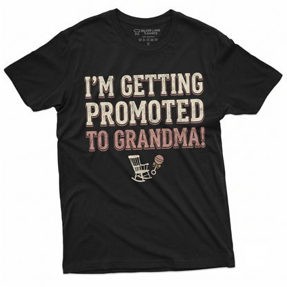Promoted To Grandma Baby Gender Reveal Family Announcement Girl Or Boy Unisex TShirt