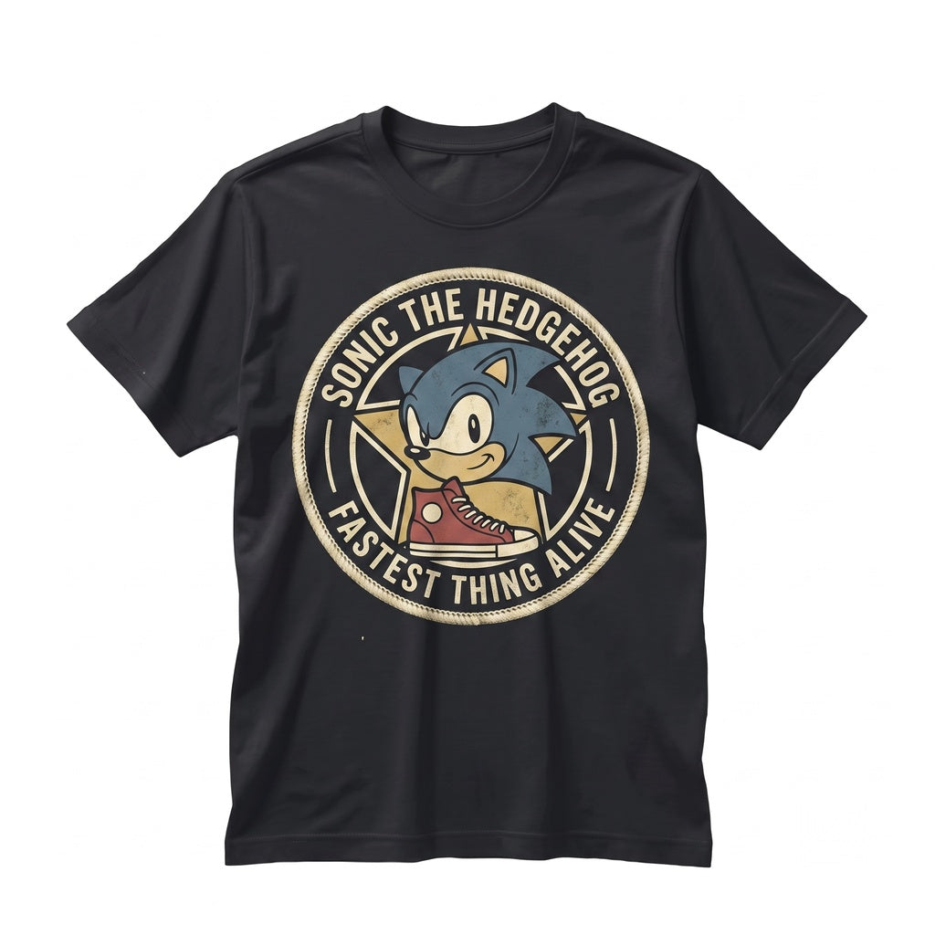 Retro Comic Superhero Graphic Cotton Apparel Unisex TShirt