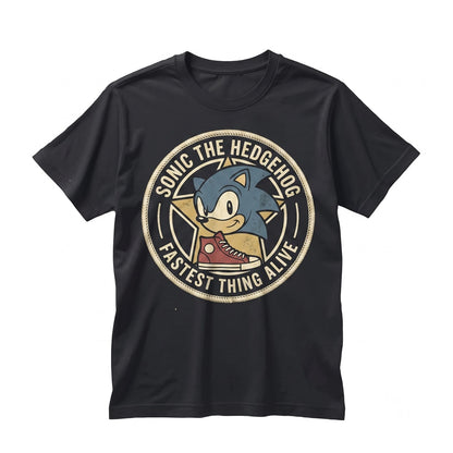 Retro Comic Superhero Graphic Cotton Apparel Unisex TShirt